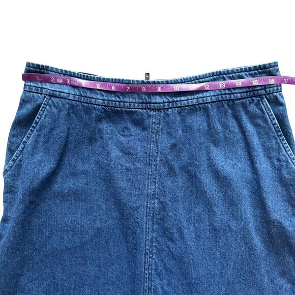 Boden Denim Jean Mini Skirt Women's Sz 10 10R Blue Preppy Simple classic - Picture 6 of 10